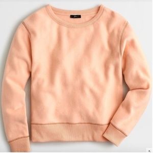 J.Crew Brushed terry pullover sweatshirt AE965